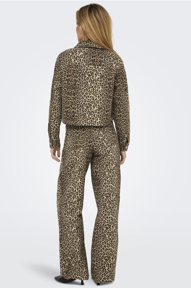 ONLNAOMI AOP JACKET OTW 15347129 Toasted Coconut/LEO